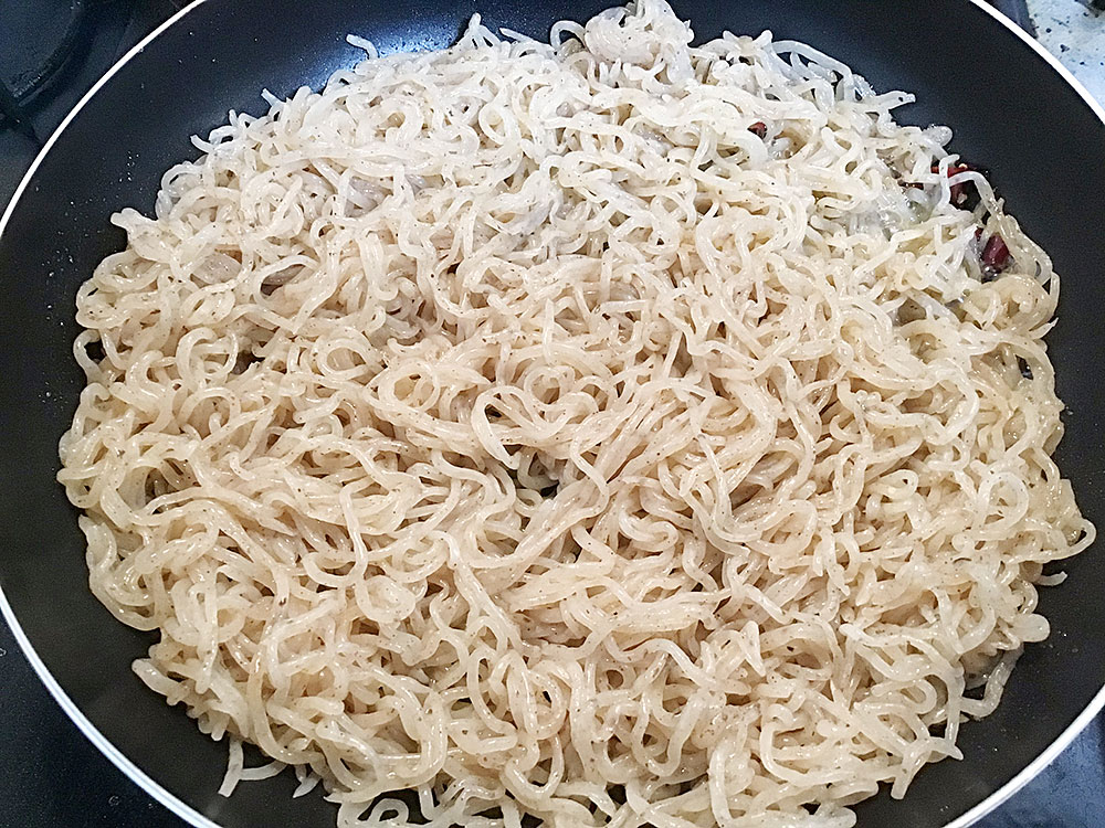 zen pasta with olive oil