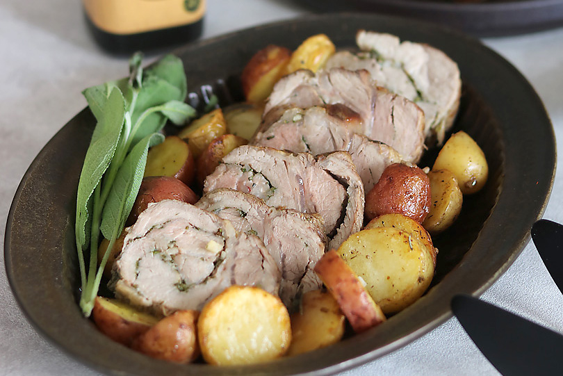 ローズマリーとレモンのポークテンダーロインのレシピ