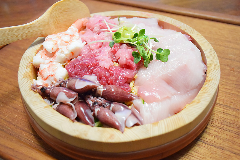 マグロのあらとブリの切り身で激安生ちらし オリーブノート公式 カラダに美味しい オイルのノート