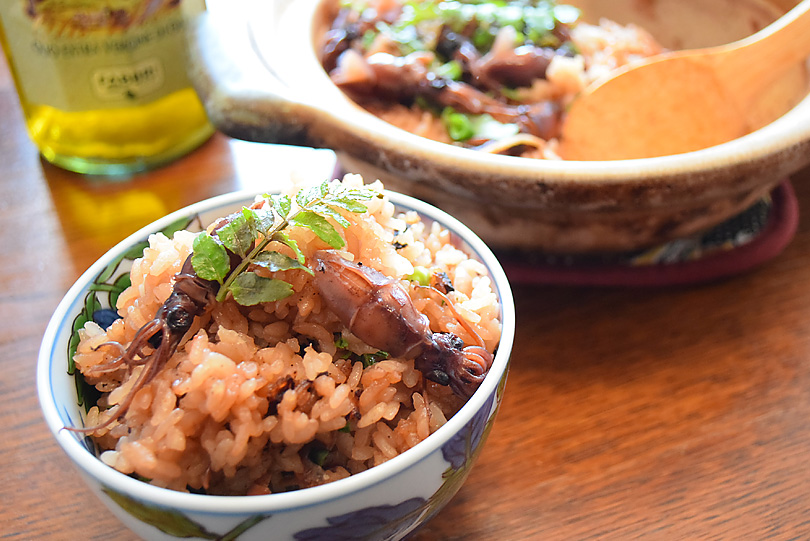 春に食べたい旬のホタルイカの炊き込みご飯 オリーブノート公式 カラダに美味しい オイルのノート
