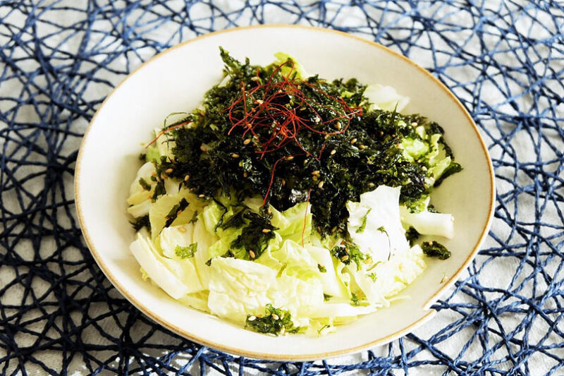 白菜の韓国海苔サラダ