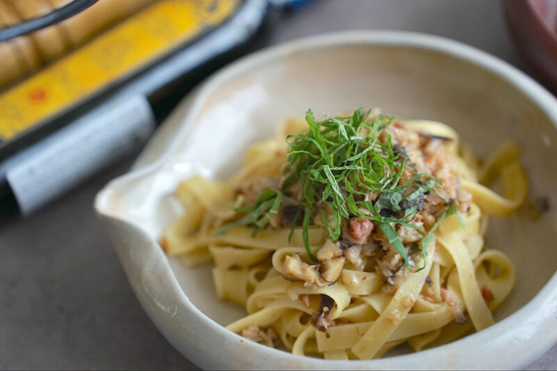 おうちで本格パスタを作ろう！きのこの和風フェットチーネ