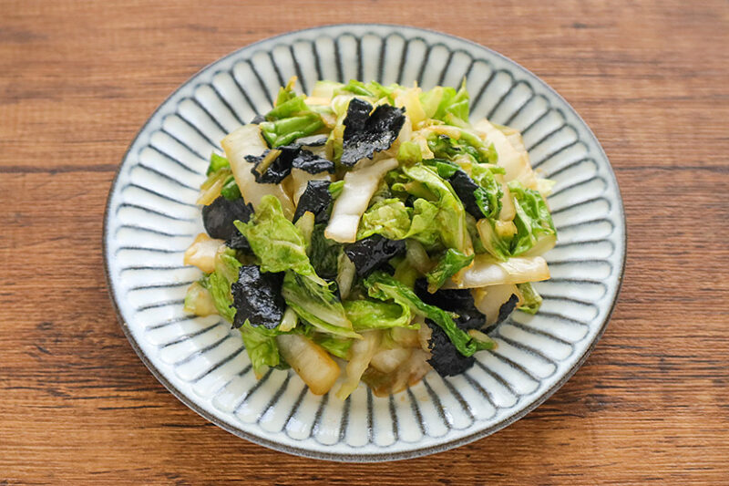 白菜と焼き海苔のナムル