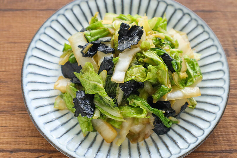 白菜と焼き海苔のナムル