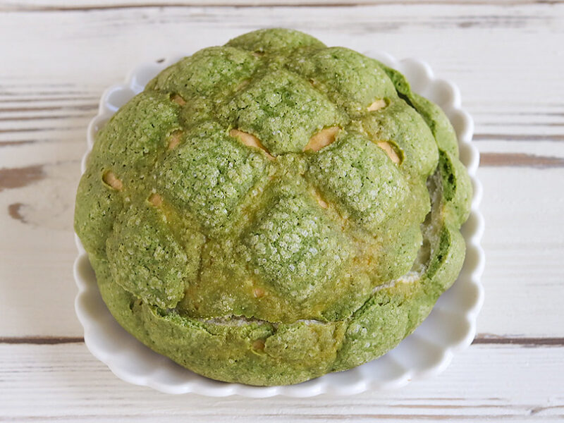 ファミリーマート　濃い宇治抹茶メロンパン