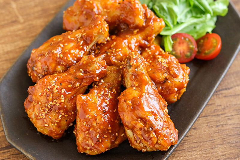手羽元のヤンニョムチキン