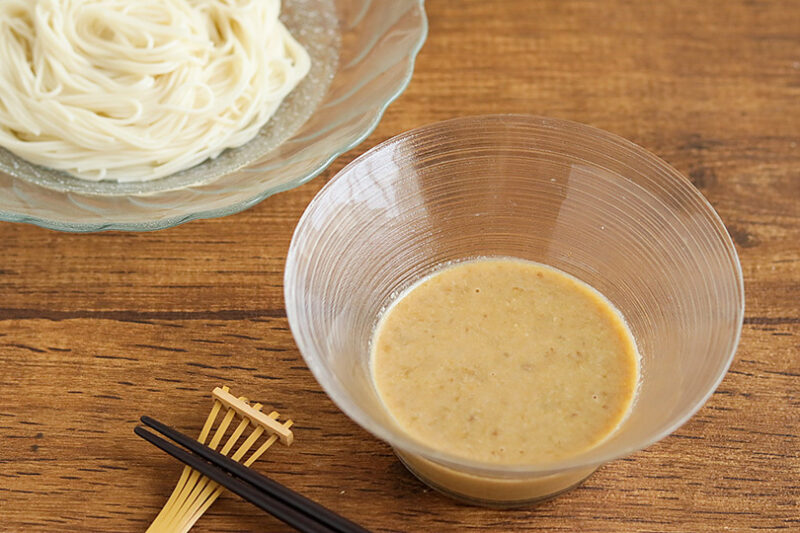 くるみ味噌だれそうめん