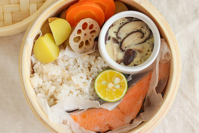 和風朝ごはんの完成