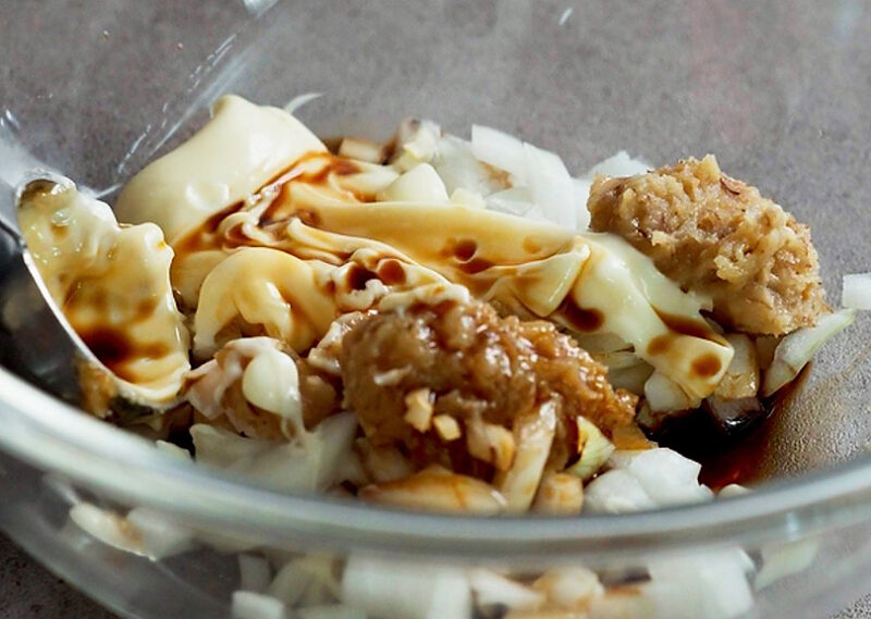 味噌マヨタルタルの材料