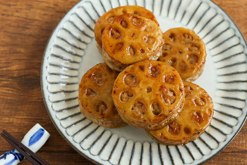 れんこんのはさみ焼き