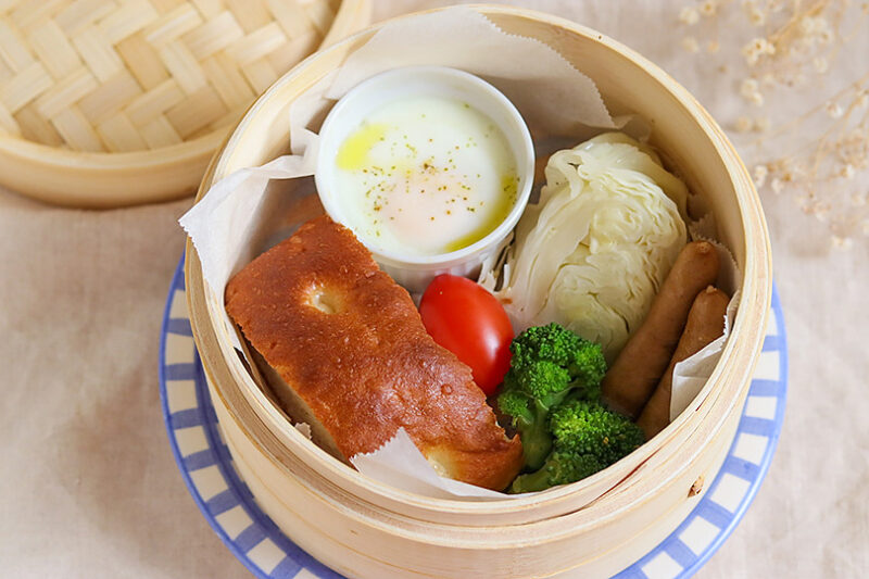 「せいろ」で蒸すだけ！簡単なのにおしゃれな朝ごはんレシピ2選