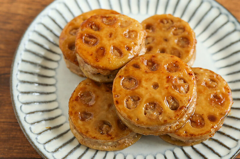 れんこんのはさみ焼き