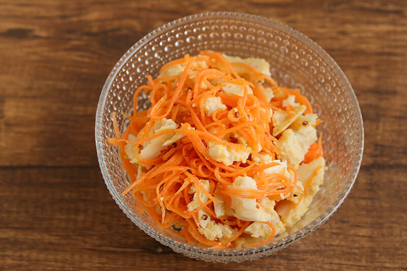 サラダチキン入りキャロットラペ