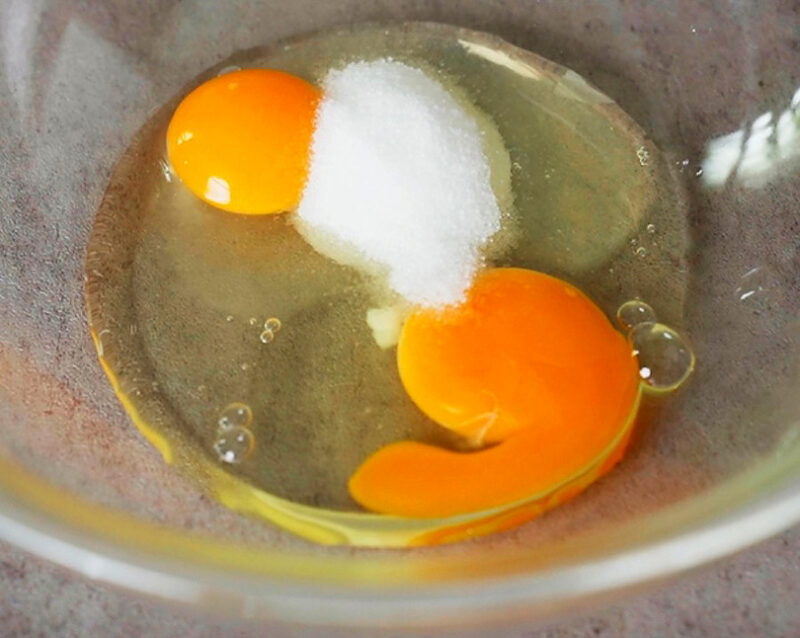 卵と砂糖