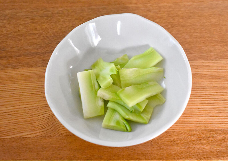 ブロッコリーの茎