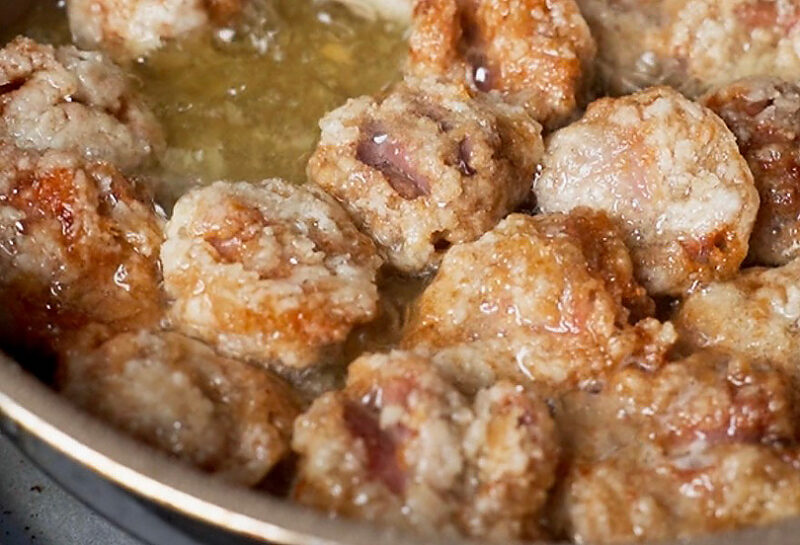 表面をカリッと