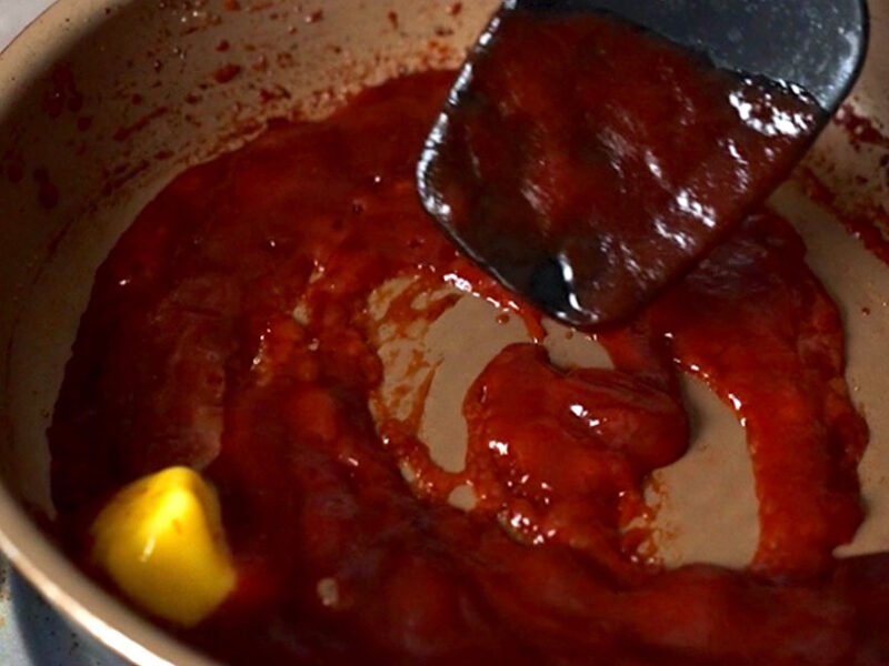 ケチャップ、バター