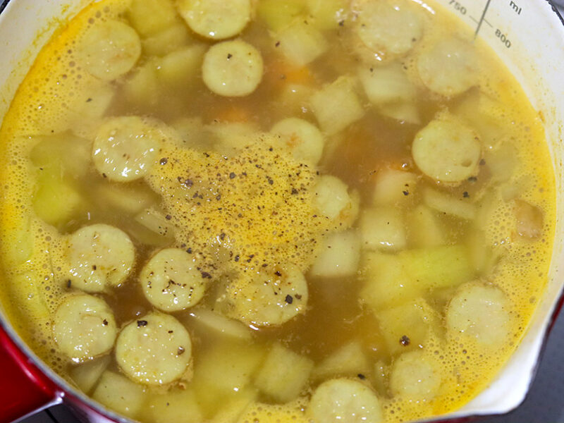 塩、黒こしょう