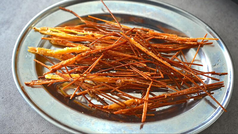 病みつき食感！おつまみの定番コンソメ風味の揚げパスタ