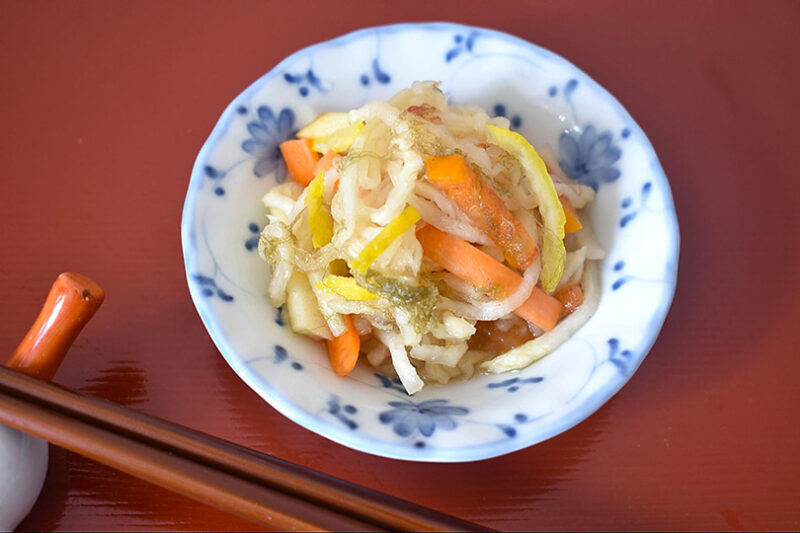 ハレの日に作りたい！切り干し大根で簡単に作れる変わり5色なます