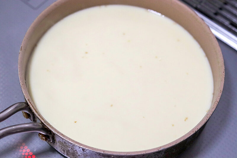 無調整豆乳、しょうがの絞り汁、はちみつ