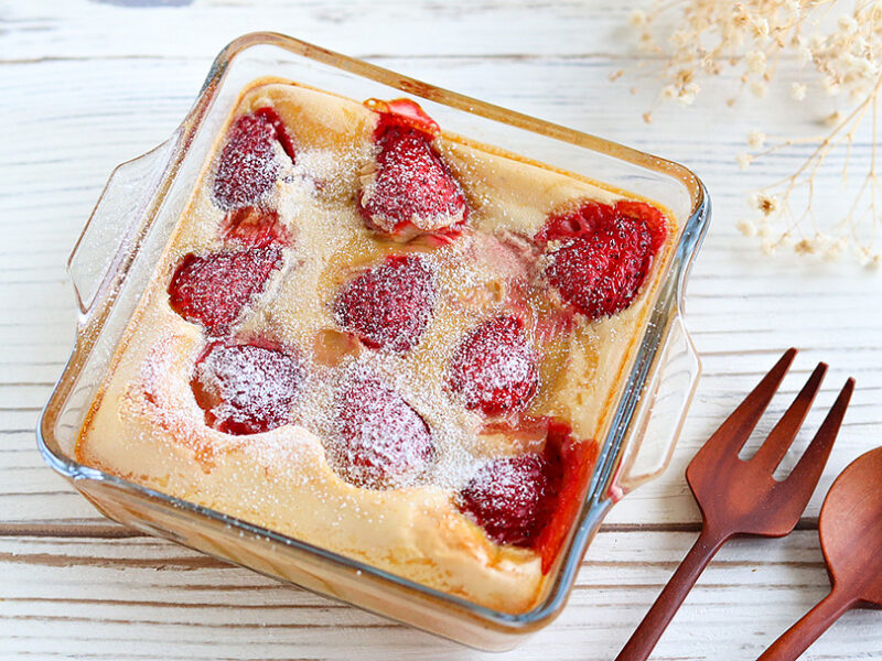 いちごの米粉クラフティ