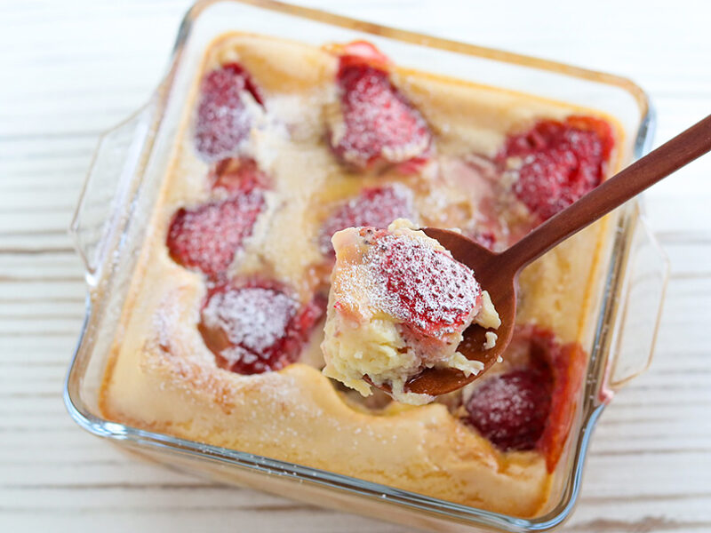 プリンのようなケーキのような絶妙な美味しさ