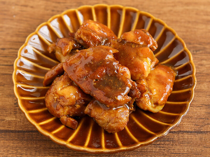 鶏肉のカレー照り焼き