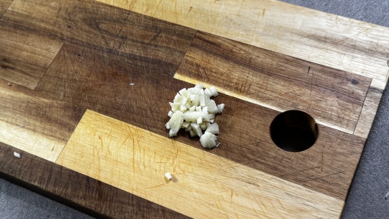 にんにくのみじん切り